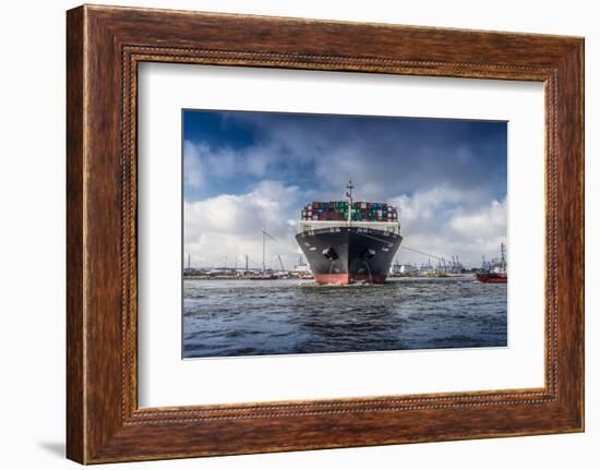 Germany, Hamburg, the Elbe, Fish Market, Harbour-Ingo Boelter-Framed Photographic Print