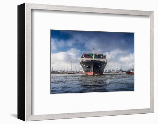 Germany, Hamburg, the Elbe, Fish Market, Harbour-Ingo Boelter-Framed Photographic Print