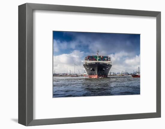 Germany, Hamburg, the Elbe, Fish Market, Harbour-Ingo Boelter-Framed Photographic Print