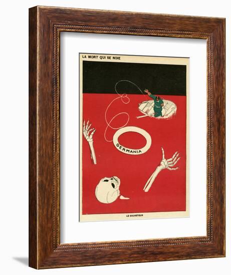 Germany Helps Death-Paul Iribe-Framed Art Print