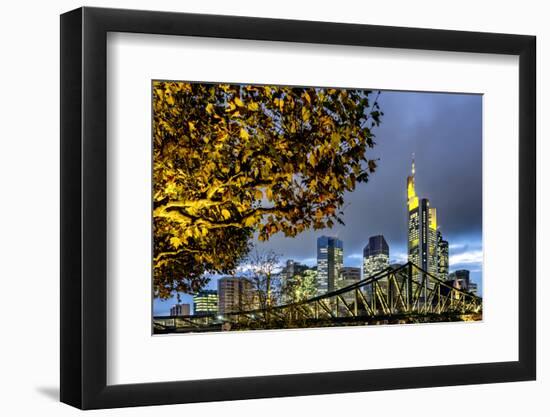 Germany, Hesse, Financial District-Bernd Wittelsbach-Framed Photographic Print