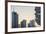 Germany, Hesse, Frankfurt Am Main, Frankfurt, Financial District, Sundown-Bernd Wittelsbach-Framed Photographic Print