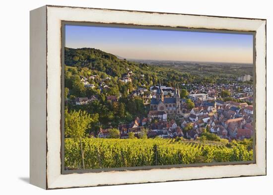 Germany, Hesse, Odenwald (Region), Bergstrasse (Region), Heppenheim (Town-Udo Siebig-Framed Premier Image Canvas