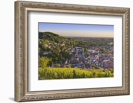 Germany, Hesse, Odenwald (Region), Bergstrasse (Region), Heppenheim (Town-Udo Siebig-Framed Photographic Print