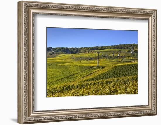 Germany, Hesse, Rheingau (Region), RŸdesheim Am Rhein (Town), Cable Car to the Niederwald Monument-Udo Siebig-Framed Photographic Print