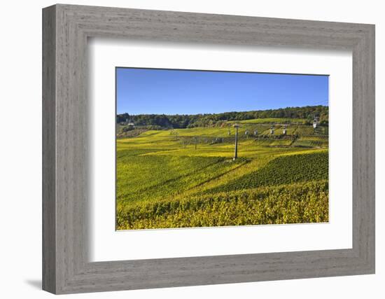 Germany, Hesse, Rheingau (Region), RŸdesheim Am Rhein (Town), Cable Car to the Niederwald Monument-Udo Siebig-Framed Photographic Print