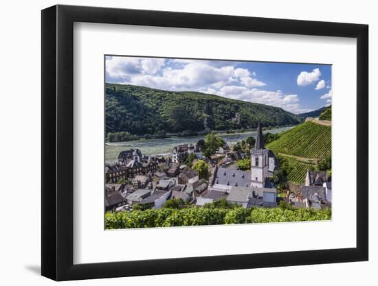 Germany, Hesse, Rheingau (Region), RŸdesheim Am Rhein (Town), District Assmannshausen-Udo Siebig-Framed Photographic Print