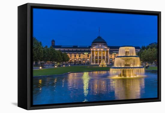 Germany, Hesse, Rheingau Region, Wiesbaden, Health Resort-Udo Siebig-Framed Premier Image Canvas