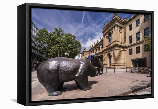 Germany, Hessen, Bšrsenplatz-Udo Siebig-Framed Premier Image Canvas