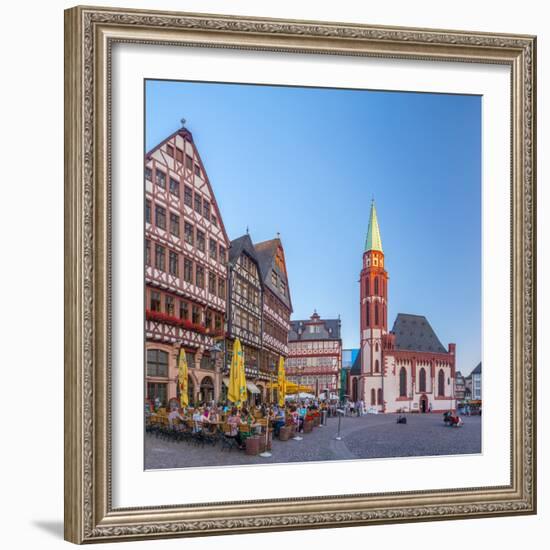 Germany, Hessen, Frankfurt Am Main, Altstadt (Old Town), Romerberg-Alan Copson-Framed Photographic Print