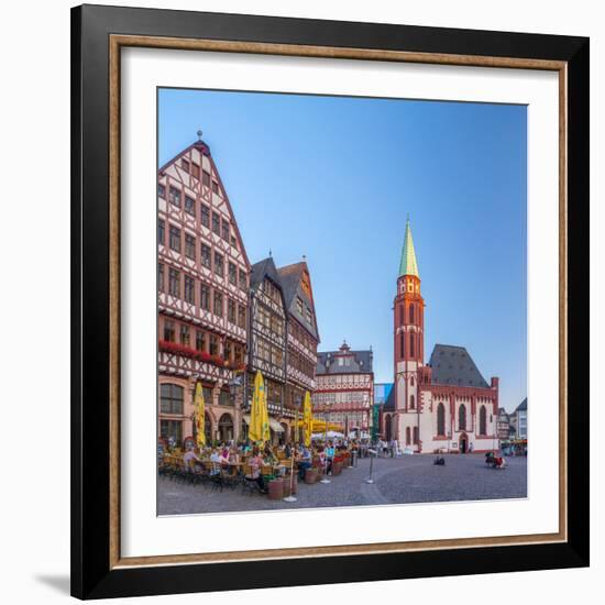 Germany, Hessen, Frankfurt Am Main, Altstadt (Old Town), Romerberg-Alan Copson-Framed Photographic Print