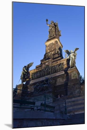 Germany, Hessen, Middle Rhine Valley, RŸdesheim, Niederwalddenkmal-Chris Seba-Mounted Photographic Print