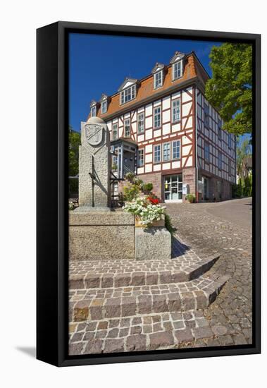 Germany, Hessen, Northern Hessen, Bad Zwesten, Old Town-Chris Seba-Framed Premier Image Canvas