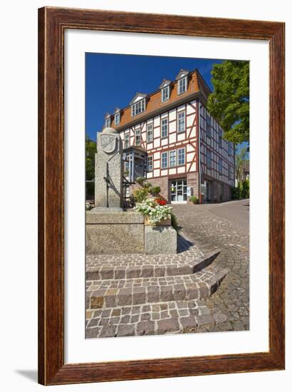 Germany, Hessen, Northern Hessen, Bad Zwesten, Old Town-Chris Seba-Framed Photographic Print