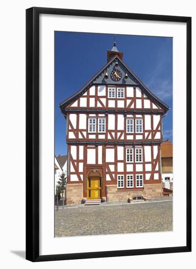 Germany, Hessen, Northern Hessen, Borken, City Hall-Chris Seba-Framed Photographic Print