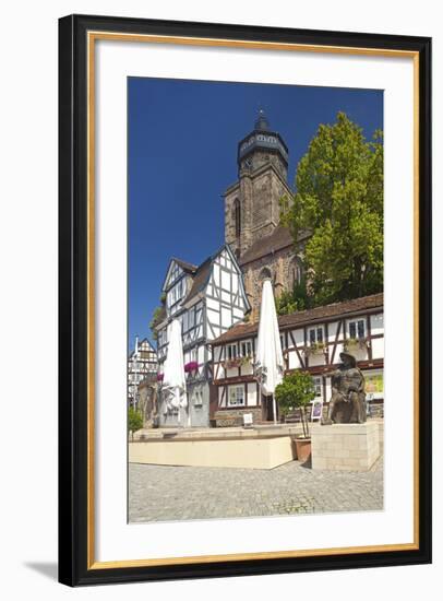 Germany, Hessen, Northern Hessen, Electoral Hesse Mountain Country, Homberg / Efze-Chris Seba-Framed Photographic Print