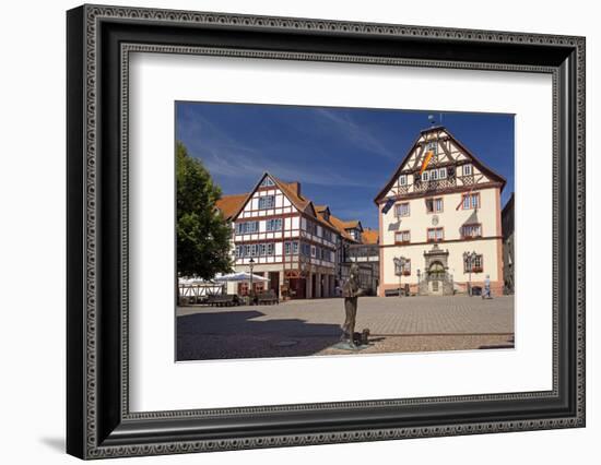 Germany, Hessen, Northern Hessen, Rothenburg, Town Hall, Market Square-Chris Seba-Framed Photographic Print