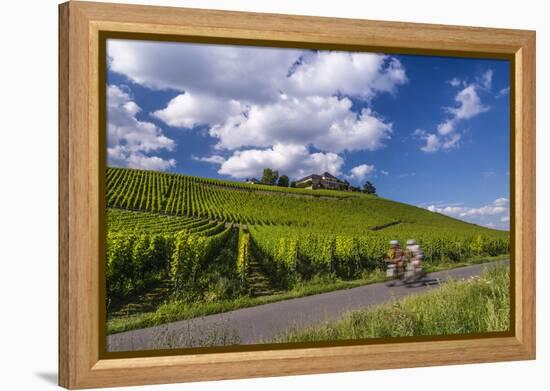 Germany, Hessen, Rheingau, Geisenheim, District Johannisberg-Udo Siebig-Framed Premier Image Canvas