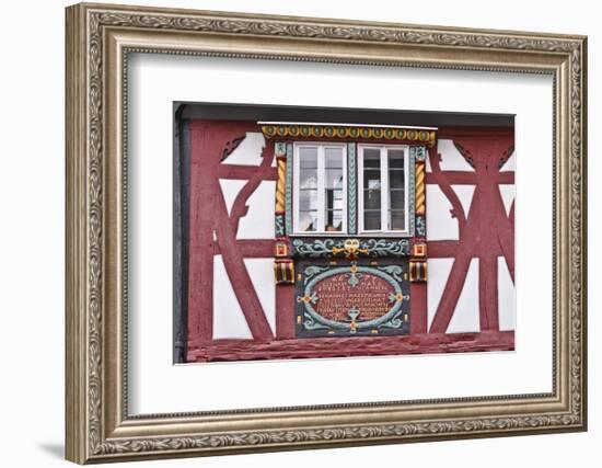 Germany, Hessen, Taunus, German Timber-Frame Road, Bad Camberg, Old Town, Timber-Framed Facade-Udo Siebig-Framed Photographic Print