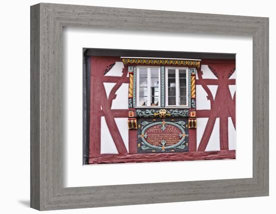 Germany, Hessen, Taunus, German Timber-Frame Road, Bad Camberg, Old Town, Timber-Framed Facade-Udo Siebig-Framed Photographic Print