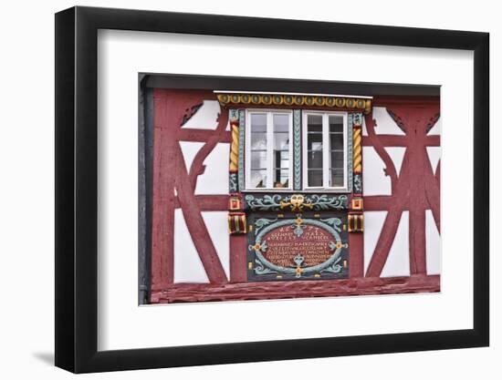 Germany, Hessen, Taunus, German Timber-Frame Road, Bad Camberg, Old Town, Timber-Framed Facade-Udo Siebig-Framed Photographic Print