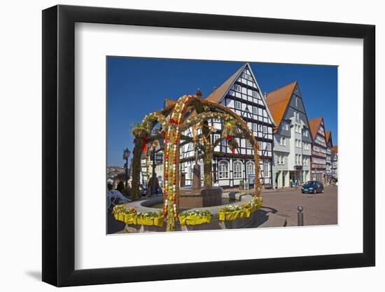Germany, Hessen, Waldecker Land, Bad Wildungen, Market Square-Chris Seba-Framed Photographic Print
