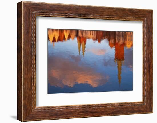 Germany, LŸbeck (City), Trave District, Water Reflection-Thomas Ebelt-Framed Photographic Print