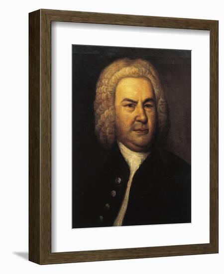 Germany, Leipzig, Portrait of German Composer and Organist, Johann Sebastian Bach-null-Framed Giclee Print