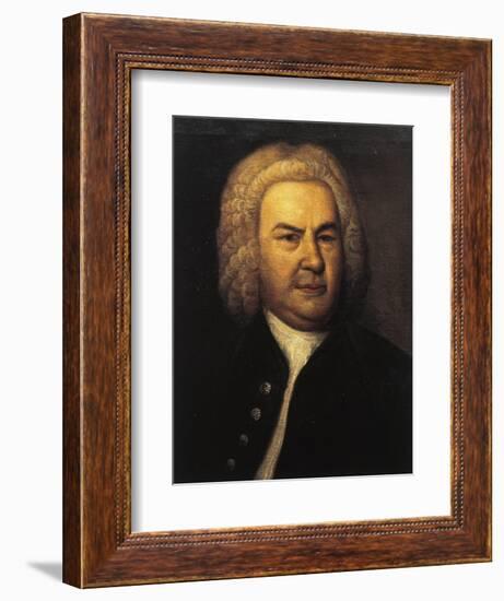 Germany, Leipzig, Portrait of German Composer and Organist, Johann Sebastian Bach-null-Framed Giclee Print