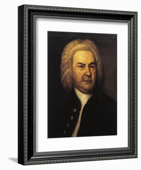 Germany, Leipzig, Portrait of German Composer and Organist, Johann Sebastian Bach-null-Framed Giclee Print