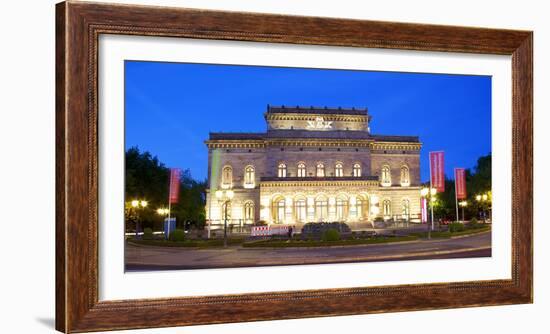 Germany, Lower Saxony, Braunschweig. the State Theatre.-Ken Scicluna-Framed Photographic Print