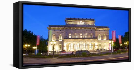 Germany, Lower Saxony, Braunschweig. the State Theatre.-Ken Scicluna-Framed Premier Image Canvas