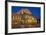 Germany, Lower Saxony, Hannover, Landestheater, Evening-Chris Seba-Framed Photographic Print