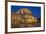 Germany, Lower Saxony, Hannover, Landestheater, Evening-Chris Seba-Framed Photographic Print