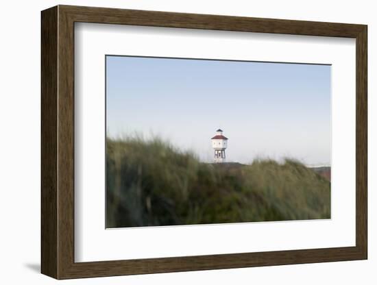 Germany, Lower Saxony, Island Langeoog, Water Tower, HŸgellandschaft-Roland T.-Framed Photographic Print