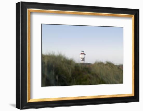 Germany, Lower Saxony, Island Langeoog, Water Tower, HŸgellandschaft-Roland T.-Framed Photographic Print