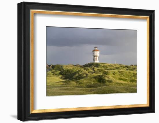 Germany, Lower Saxony, Island Langeoog, Water Tower, HŸgellandschaft-Roland T.-Framed Photographic Print