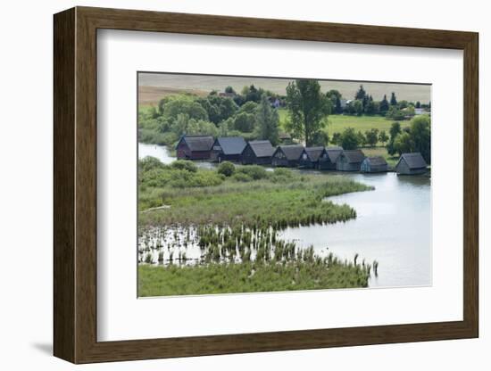 Germany, Mecklenburg-Western Pomerania, Röbel, view from the St. Mary's Chu-Roland T. Frank-Framed Photographic Print