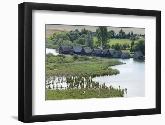 Germany, Mecklenburg-Western Pomerania, Röbel, view from the St. Mary's Chu-Roland T. Frank-Framed Photographic Print