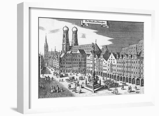 Germany Munchen-Mathieu Merian-Framed Art Print