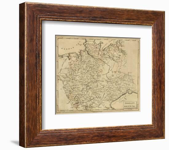 Germany North, c.1812-Aaron Arrowsmith-Framed Art Print