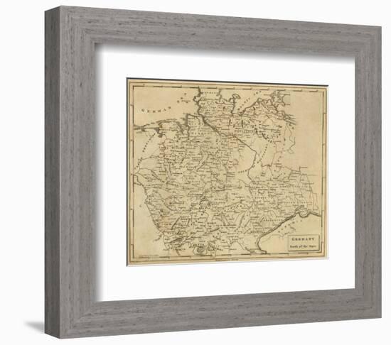 Germany North, c.1812-Aaron Arrowsmith-Framed Art Print