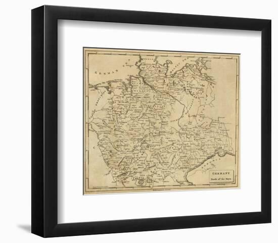 Germany North, c.1812-Aaron Arrowsmith-Framed Art Print