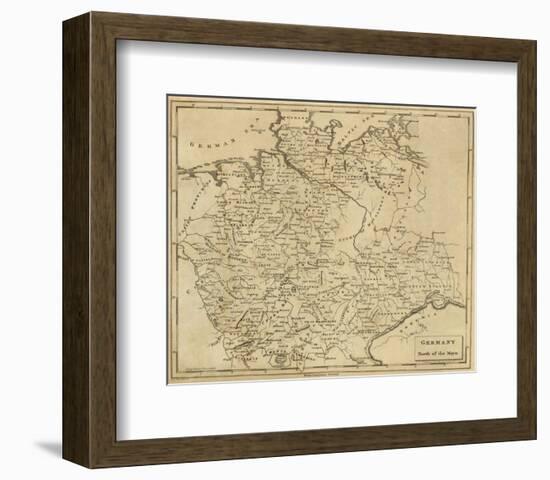 Germany North, c.1812-Aaron Arrowsmith-Framed Art Print