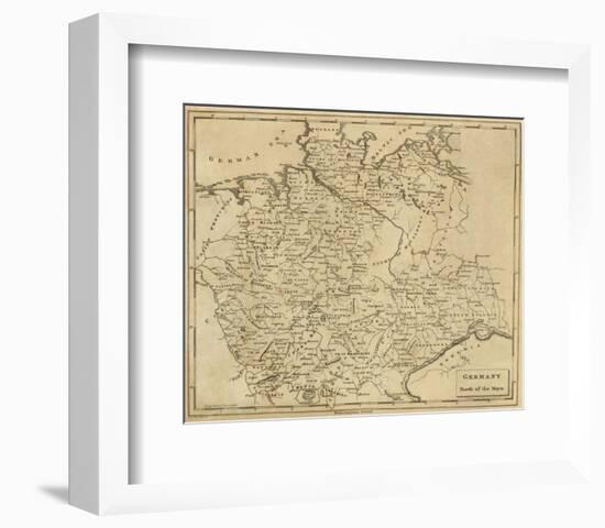 Germany North, c.1812-Aaron Arrowsmith-Framed Art Print