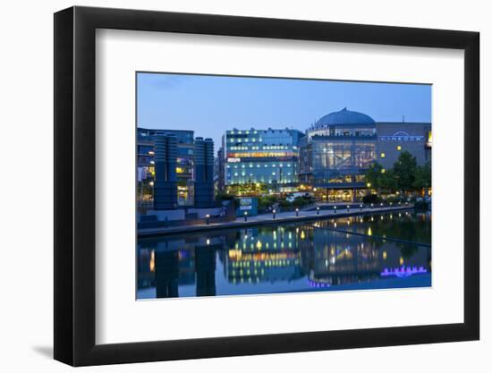 Germany, North Rhine-Westphalia, Cologne, Mediapark, Cinedom, Evening Light-Chris Seba-Framed Photographic Print