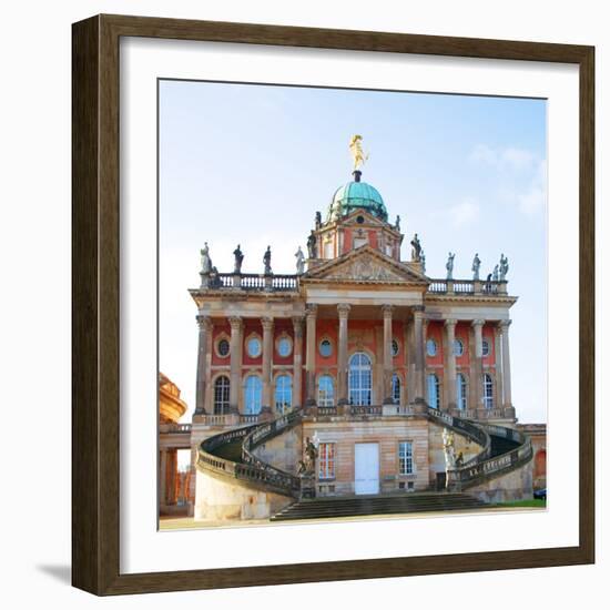 Germany, Potsdam, Berlin Brandenburg, Sanssouci. the Communs at the Sanssouci Royal Park.-Ken Scicluna-Framed Photographic Print