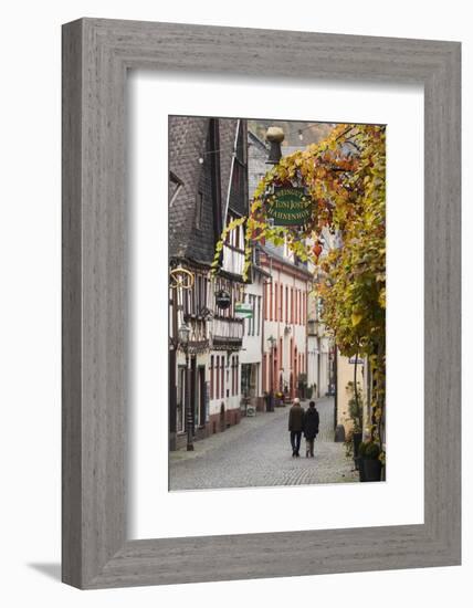 Germany, Rheinland-Pfalz, Bacharach, Town Building Detail-Walter Bibikow-Framed Photographic Print