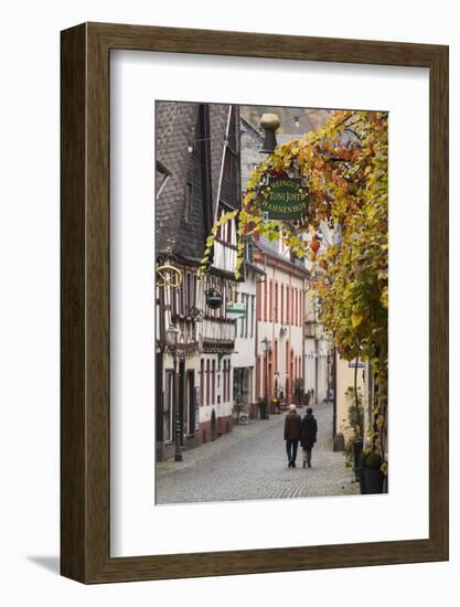 Germany, Rheinland-Pfalz, Bacharach, Town Building Detail-Walter Bibikow-Framed Photographic Print