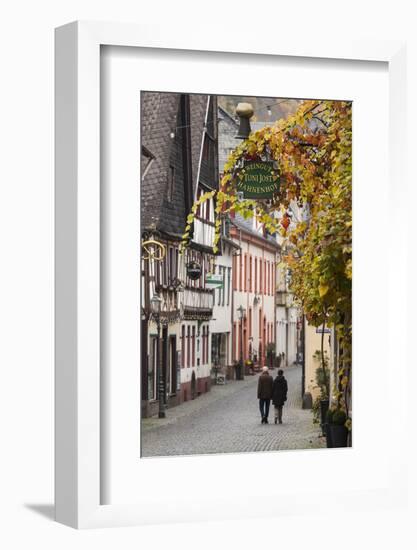 Germany, Rheinland-Pfalz, Bacharach, Town Building Detail-Walter Bibikow-Framed Photographic Print